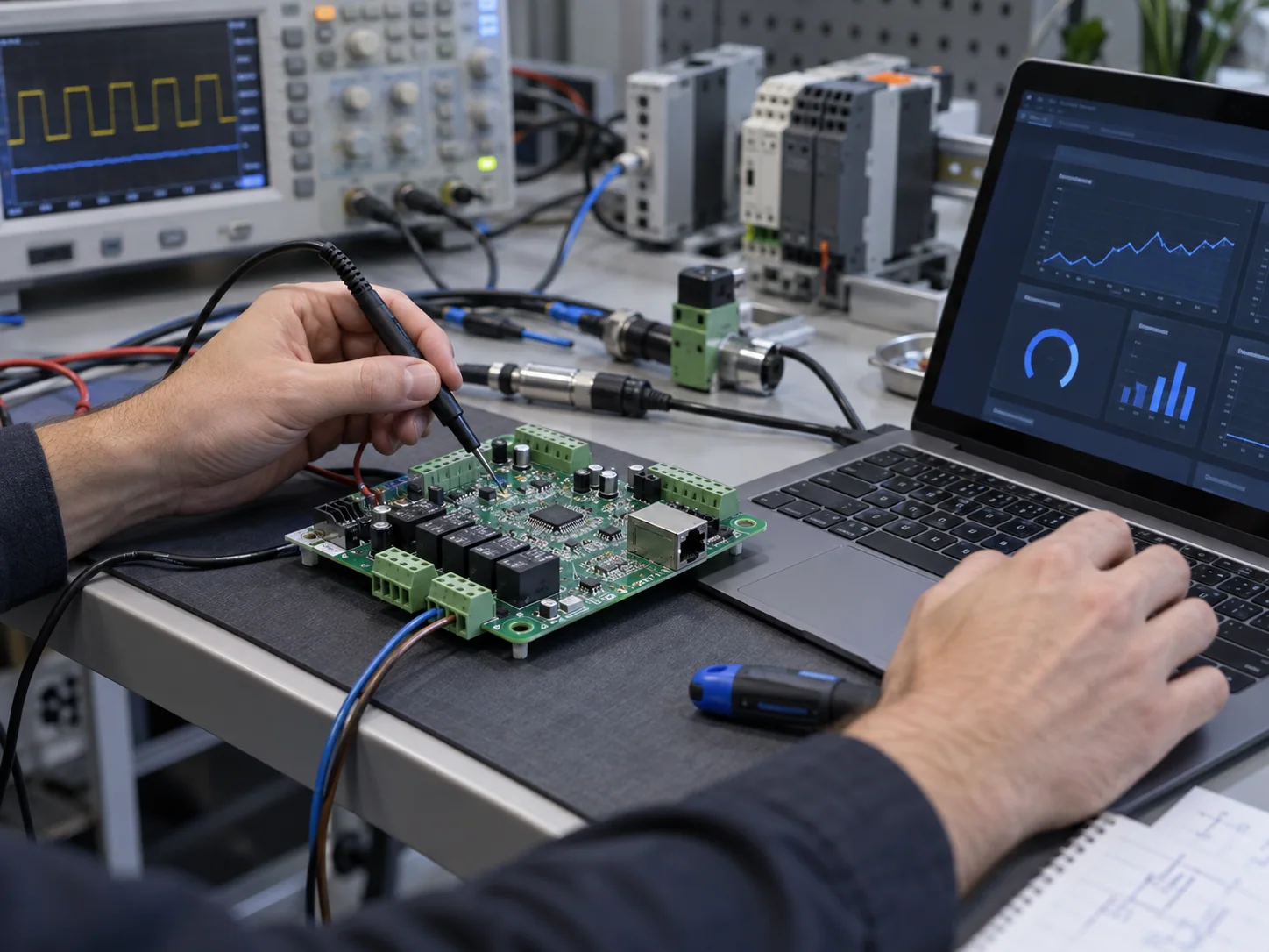 Sviluppo e verifica di una scheda elettronica industriale