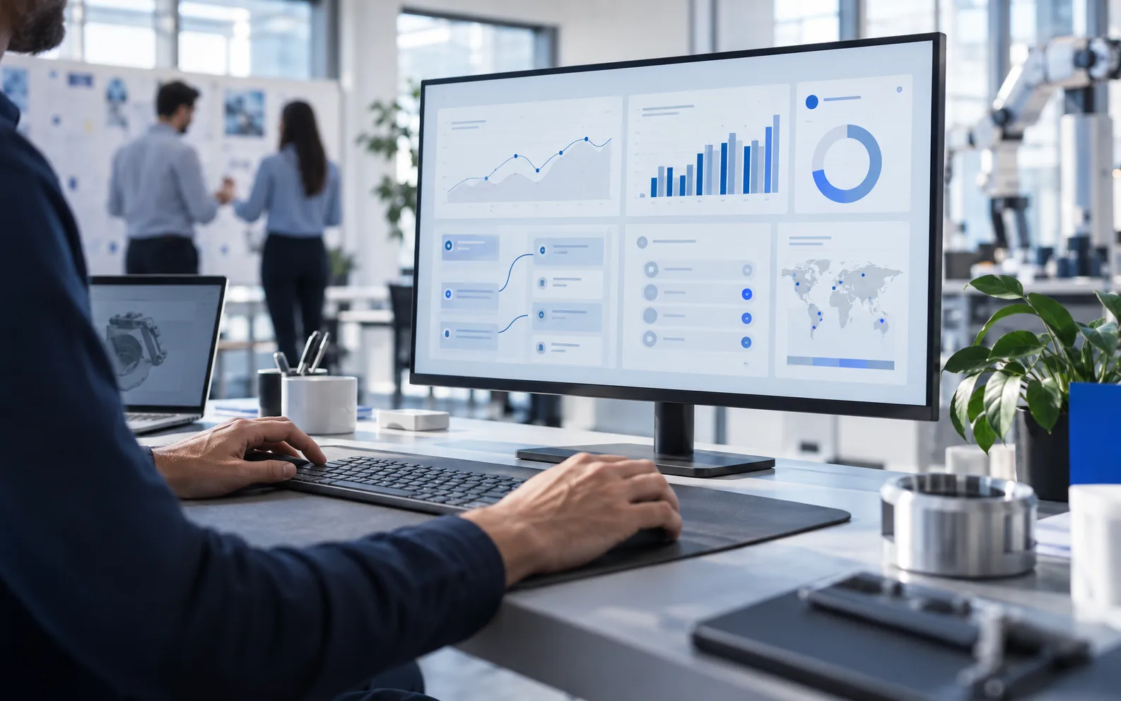 Dashboard e portali aziendali in un laboratorio IntelliZen